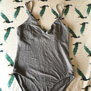 Xhilaration Grey Bodysuit